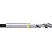 Taraud Machine 35° Hss-e À Bague Jaune M6 Exact 46564 Exact 43564 Métrique M6 1 Mm Tranchant À Droite Din 371 Hss-e 35