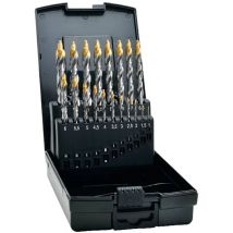 74561 hss tin-tip Punta a spirale din 338 1 kit - Exact