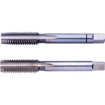 Eventus by Exact 10109 Handgewindebohrer-Set 2teilig metrisch fein Mf8 1 mm Rechtsschneidend din 21