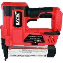 Excel - 18V Cordless Second Fix Nailer (Battery & Charger Not Included):18V