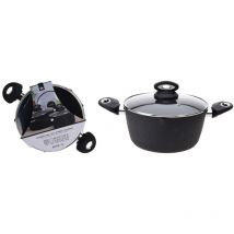 Excellent Houseware - Casserole with Lid 24 cm Forged Aluminium
