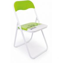 Soulé - Excelsa Peanuts Sedia Charlie Brown, Metallo, Verde, 5 x 43 x 93 cm