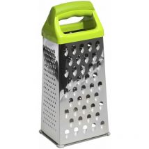 Excelsa - Tutto Gratta Color Grattugia 4 Facce, Acciaio Inossidabile, Verde, 10x8x23.5 cm
