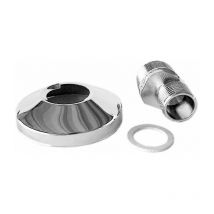 Raccord excentré m 1/2' - m 3/4' avec rosace