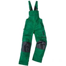 Excess Professional Workwear - Excess Arbeitslatzhose Champ, Gr. 56 grün/grau