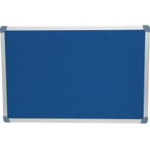 Offis - Executive Felt Notice Board 1200X900M Blue/Aluminium Trim