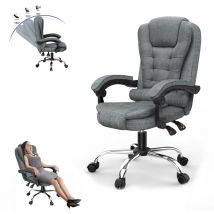 Naspaluro - Executive Office Chair High Back Desk Chair - Ergonomic Recliner Computer Chair - Gaming Chair with Tilt Function Heavy Duty for Home