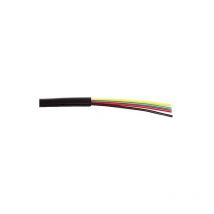 Câble méplat rj noir rj 4C - rouleau de 100m (610401) - Exertis Connect