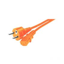 Cordon alimpc droit 2P+T orange 1.80m (808073) - Exertis Connect