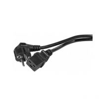Cordon secteur CEE7 / C19 noir - 3,0 m (ECF-808019) - Exertis Connect