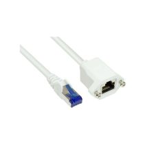 Embase rj a visser + cordon CAT6A 50CM pour 964206 (964207) - Exertis Connect