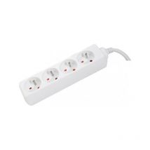 Exertis Connect - Multiprise 4 prises blanches ss inter (DEX-808543)