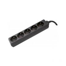 Exertis Connect - Multiprise 5 prises noires ss inter (DEX-808546)