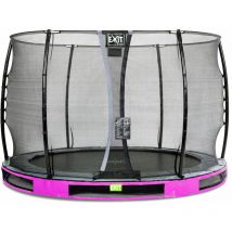 Exit Toys - exit Elegant Inground-Trampolin ø305cm mit Economy Sicherheitsnetz - lila