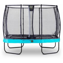 Exit Elegant Premium Trampolin 214x366cm mit Deluxe Sicherheitsnetz - blau