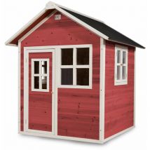 EXIT Loft 100 Holzspielhaus - rot