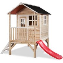 EXIT Loft 300 wooden playhouse - natural