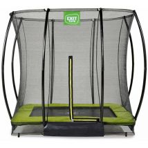 Exit Silhouette Bodentrampolin 153x214cm mit Sicherheitsnetz - grün