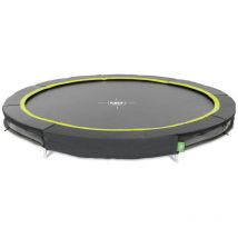 EXIT Silhouette sports Bodentrampolin ø244cm - schwarz
