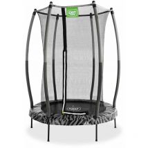 Exit Toys - exit Tiggy junior trampoline with safety 4.6ft - black/grey