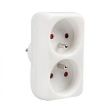 Expert Line - Multiprise Électrique, Prise Multiple - Biplite Électrique 2 Prises, Multiprise Électrique Sans Fil, Multiprise Él