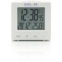 Explore Scientific Rdc1005wht Wecker Digitaler Wecker Weiß