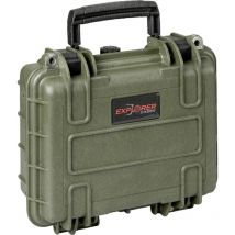 Valise d'extérieur 2712HL.G e green empty (l x h x p) 28 x 20 x 12 cm vert olive 2712HL.G e Y928483 - Explorer Cases