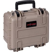 Valise d'extérieur 2717HL.D e desert tan empty (l x h x p) 28 x 20 x 17 cm sable 2717HL.D e Y928013 - Explorer Cases