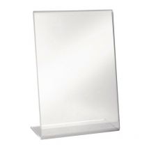 Soporte de mesa din A4 vertical acrílico transparente independiente Helit Por 2)