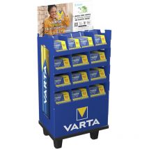 Varta - Expositor promocional de pilas longlife power 8+4 con 133 packs (52 packs aaa y 81 packs aa)