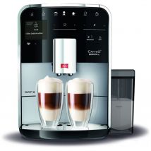 Melitta Barista TS Smart F850-101, Argent, Machine à Café, Expresso et Boissons Chaudes Automatique, Récipient à Lait, Broyeur Silencieux, 2