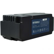 EXTENSILO 1x Batterie compatible avec Mr.Gardener MR 600, MR 400, MR 1200, MR 1000 tondeuse 5000mAh, 25,2V, Li-ion