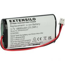 1x Batterie compatible avec Villeroy & Boch Neapel 2.0 96875 lampe de table (6800mAh, 3,7V, Li-ion) - Extensilo