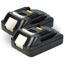 EXTENSILO 2x Batería compatible con Makita BTW251, BTW251F, BTW251FX1, BTW251RFE, BTW251W herramientas eléctricas (2500 mAh, Li-Ion, 18 V)