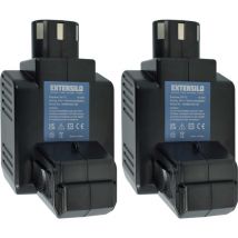 Extensilo - 2x Batteries remplacement pour Hilti BP40, 331530 pour outil électrique (4000 mAh, NiMH, 24 v)