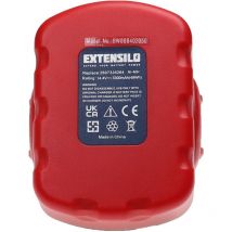 Extensilo - 2x Battery compatible with Bosch art 26 Power Tools (3300 mAh, NiMH, 14.4 v)