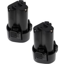Extensilo - 2x Battery compatible with Makita BMR105, CC330, CC300, CC300DW, CC300DWE, CC300DZ Electric Power Tools (2500 mAh, Li-ion, 10.8 v)