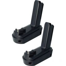 Extensilo - 2x Replacement Battery compatible with Festool cxs, cxs 1.3 Li Plus, cxs 1.3 Li Set Electric Power Tools (2500 mAh, Li-ion, 10.8V)
