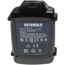Extensilo - 3x Akku kompatibel mit Worx WG160.1, WG160.2, WG157E.9, WG160, WG157, WG157E, WG156 Werkzeug (2500 mAh, Li-Ion, 18 v)