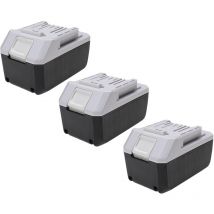 3x Batterie compatible avec Makita UH522DW, TD127DWE, UH522D, UM167DWX, UM167DW, UR180D, UR180DW outil électrique (6000 mAh, Li-ion, 18 v) - Extensilo