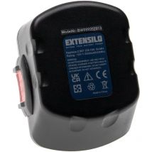 Extensilo - 3x Battery compatible with Strapex STB65, STB63, STB61 Power Tools (3300 mAh, NiMH, 12 v)