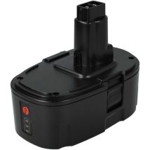Extensilo - 1x Akku kompatibel mit Dewalt DW919 FlashLight, DW932, DW933, DW929, DW919 Flash Light Werkzeug (5000 mAh, Li-Ion, 18 v)