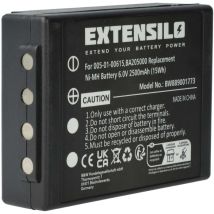 Extensilo - Batería reemplaza hbc PM237745002 para mando a distancia industrial (2500 mAh, 6 v, NiMH) - negro