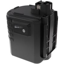 EXTENSILO batteria compatibile con Bosch GBH 24VRE, GBH24VRE, GBH24VRF attrezzi da lavoro (3300 mAh, NiMH, 24 V)