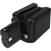 Batteria compatibile con Bosch serie gbm 1a generazion con lampadina da 12 v attrezzo da lavoro (2500 mAh, NiMH, 12 v) - Extensilo