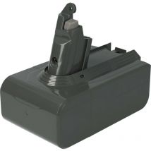 EXTENSILO 1x batteria compatibile con Dyson V6 Top Dog, V6 Slim, V6 Motorhead Pro Exclusive aspirapolvere nero (5000mAh, 22,2V, Li-Ion)