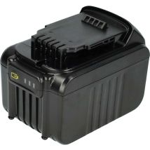EXTENSILO Batterie compatible avec Dewalt DCD735C, DCD735, DCD734C2, DCD735L, DCD735C2, DCD735L2 outil électrique (6000 mAh, Li-ion, 14,4 V)