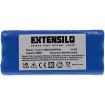 Batterie compatible avec Dirt Devil M612 Spider, M611, Puck M610, M612 aspirateur, robot électroménager (2500mAh, 14,4V, NiMH) - Extensilo