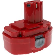 Batterie compatible avec Makita 6390DWAE, 6936FD, 6936FDWDE, 8390DWAE, 8443D outil électrique (3300 mAh, NiMH, 18 v) - Extensilo
