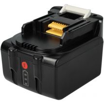 Batterie compatible avec Makita TD132DRFXB, TD132DRFXW, TD132DZ, TD134, TD134DRFX outil électrique (5000 mAh, Li-ion, 14,4 v) - Extensilo